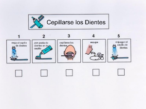 horarios de actividades con imágenes para el cepillado de dientes