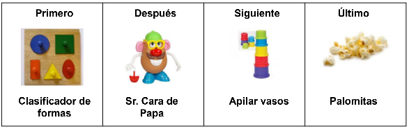 ejemplo de un horario de juego